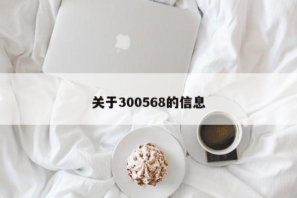 关于300568的信息