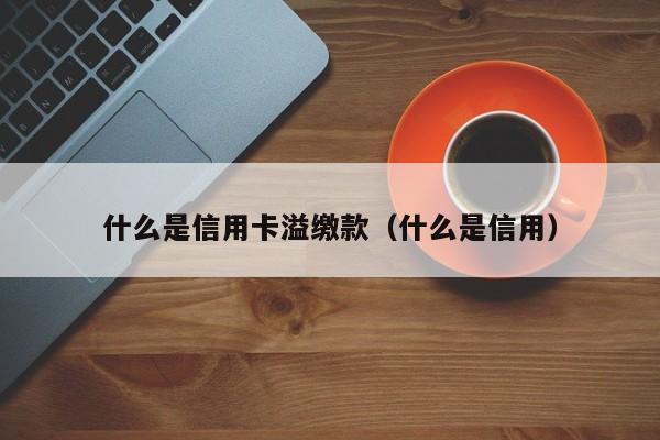 什么是信用卡溢缴款（什么是信用）