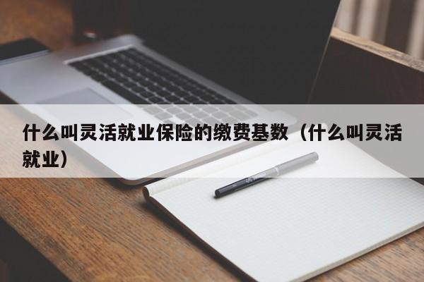 什么叫灵活就业保险的缴费基数（什么叫灵活就业）