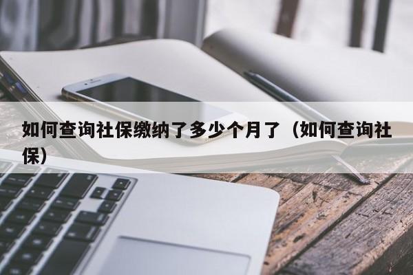 如何查询社保缴纳了多少个月了（如何查询社保）